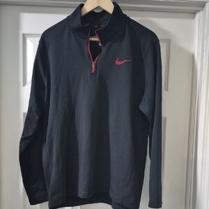 Nike Black Pullover with Red Accents
